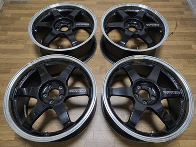JDM Limited Model188J +45 PCD100 RAYS TE37TTA-PM STI BRZ 86 Legacy Pri No Tires