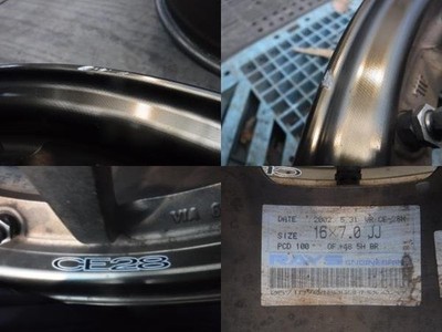 JDM RAYS VOLK RACING CE-28N forging wheels 4-hole 16x7j offset +48 5 No Tires - Image 3