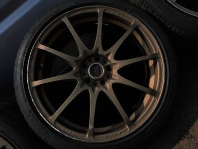 JDM 5-hole PCD100 RAYS VOLK RACING CE28NF Bronze 18-inch 7.5J Inset 50 No Tires - Image 4