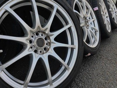 JDM 5-hole PCD100 Legacy RAYS VOLK RACING CE28NF 18-inch 7.5J inset 50 No Tires