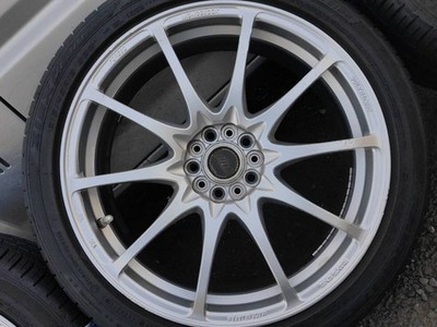 JDM 5-hole PCD100 Legacy RAYS VOLK RACING CE28NF 18-inch 7.5J inset 50 No Tires - Image 3