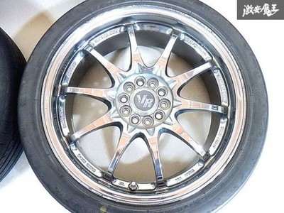 JDM Black plated RAYS VOLKRACING CE28N RBC Limited 177.5J +50 PCD100 5 No Tires - Image 2