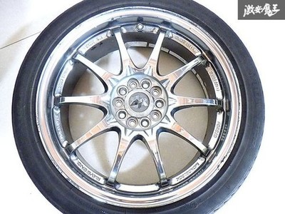 JDM Black plated RAYS VOLKRACING CE28N RBC Limited 177.5J +50 PCD100 5 No Tires - Image 5