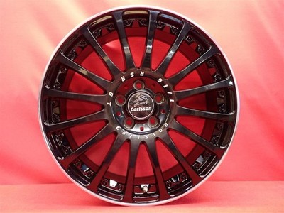 JDM Carlsson 1/16 RSR GT Used Wheels 4-Book 8J 19-inch PCD 112 5-hole No Tires - 画像 (7)