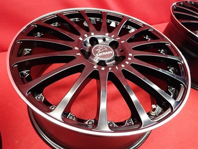 JDM Carlsson 1/16 RSR GT Used Wheels 4-Book 8J 19-inch PCD 112 5-hole No Tires - 画像 (9)