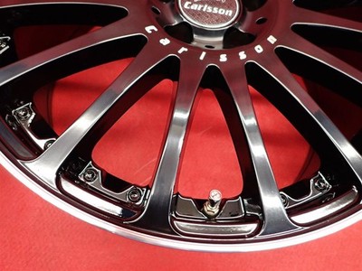 JDM Carlsson 1/16 RSR GT Used Wheels 4-Book 8J 19-inch PCD 112 5-hole No Tires - 画像 (10)
