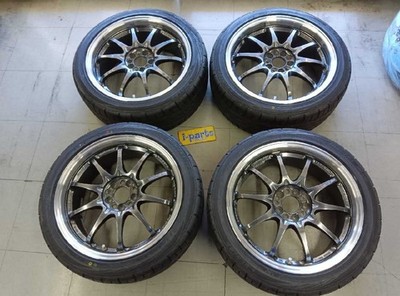 JDM Koshigaya RAYS CE28N 17-inch 4-Book Set Tires DZ102 Rays Volk Raci No Tires