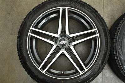 JDM Used BADX 4-Book Wheel Set 177.5J x 17 +51 PCD 112 225/45R17 91Q w No Tires - Image 3
