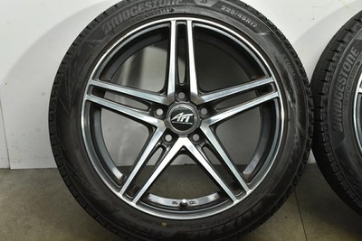 JDM Used BADX 4-Book Wheel Set 177.5J x 17 +51 PCD 112 225/45R17 91Q w No Tires - Image 5