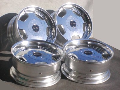 JDM Plated discontinued WORK Euroline Dish 139.7-6H 8.5J+31 wheels for No Tires