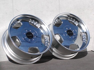 JDM Plated discontinued WORK Euroline Dish 139.7-6H 8.5J+31 wheels for No Tires - Image 2