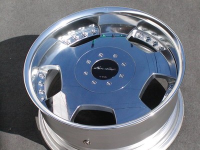 JDM Plated discontinued WORK Euroline Dish 139.7-6H 8.5J+31 wheels for No Tires - Image 3
