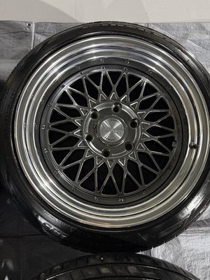 JDM Essex ENCM 18-inch 9J+25 CRS Hiace wheels deep rim 18-inch hyper g No Tires - Image 5