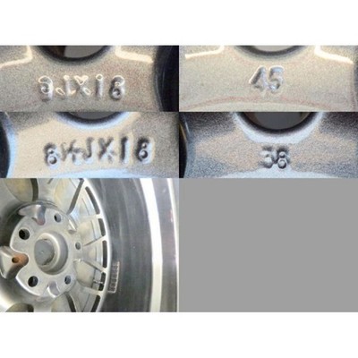JDM 2479OT02206195BBS RG-R Repainted Item18x8.5J/9J 5-hole PCD120 +38/ No Tires - Image 9