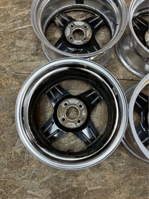 JDM Rare BIGEND Rotters 157J +35 PCD100 4-hole 4H Fits Civic Roadster No Tires - Image 6