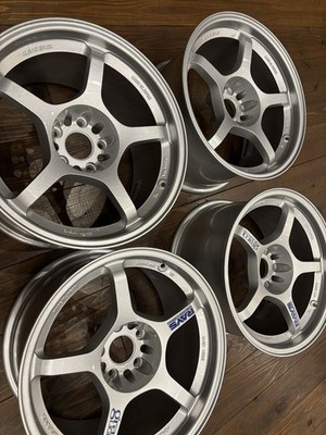 JDM RAYS gram LIGHTS 57C 179.5J +15 5H PCD114.3 4-Book Set Rare Size T No Tires