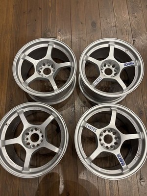 JDM RAYS gram LIGHTS 57C 179.5J +15 5H PCD114.3 4-Book Set Rare Size T No Tires - Image 2