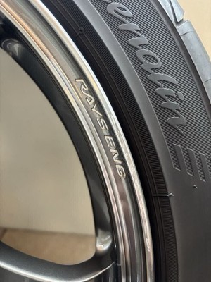 JDM RAYS SAGA SL 18-inch wheels with tires 4-pack set 9.5J +45 PCD: 11 No Tires - Image 5