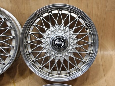 JDM B474 Old car out of production WORK Ewing mesh 15x6.5J+15 PCD114.3 No Tires - Image 3