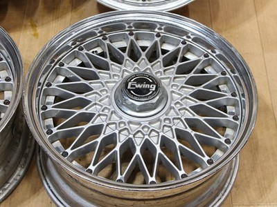 JDM B474 Old car out of production WORK Ewing mesh 15x6.5J+15 PCD114.3 No Tires - Image 5