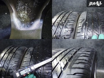 JDM No distortion. Out of print. WORK VS-KF 155.5J +45 PCD100 4-hole No Tires - Image 9