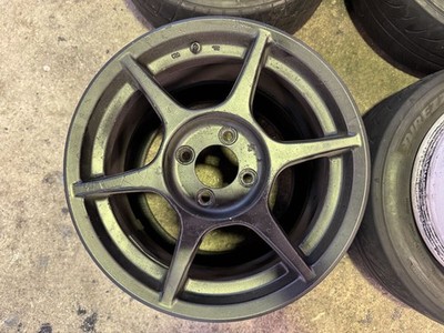 JDM 4-Book Set Buddy Club P1 Racing 15x7J+45 4H100 Lightweight 15-inch No Tires - Image 5