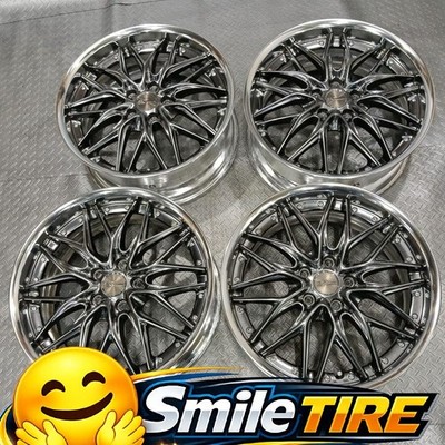 JDM Rare Model WORK Schwert Quell 198J+45 PCD114.3-5 holes 30 Alphard No Tires
