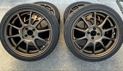 JDM SizeVOLK Racing ZE40 PCD100 4 H R17 7J +35 Bronze Rays RAYS ND Roa No Tires