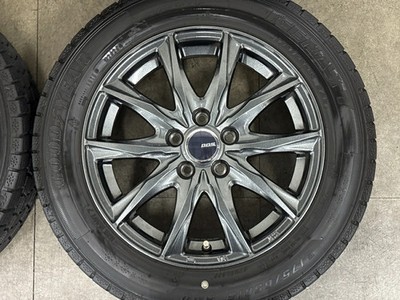 JDM Used BADX wheel set 4-piece set 156.0J x 15 +43 PCD 100 175/65R15 No Tires - Image 5