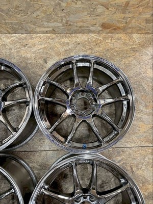 JDM RareWORK emotion CR KAI 179J +17 PCD 114.3 5-hole 5H Drift Wheel S No Tires - Image 4