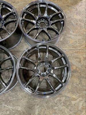 JDM RareWORK emotion CR KAI 179J +17 PCD 114.3 5-hole 5H Drift Wheel S No Tires - Image 5