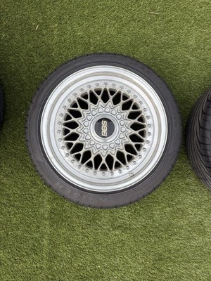 JDM Rare BBS wheels RS245 RS246 16x8j +30 9j +41 PCD114.3 5-hole 4-boo No Tires - Image 3