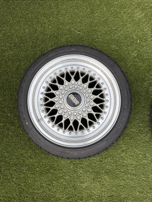 JDM Rare BBS wheels RS245 RS246 16x8j +30 9j +41 PCD114.3 5-hole 4-boo No Tires - Image 4