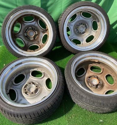 JDM AME Shallen 17-inch aluminum wheels 7J +46 2-book / 7.5J +43 2-boo No Tires - Image 8