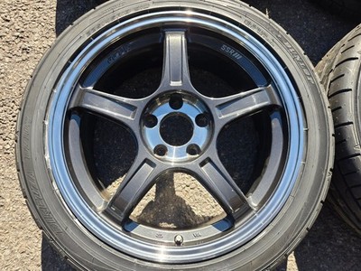 JDM SSR FFT-R GTX03 4wheels no tire 18x7.5+48 5x114.3 Hub73.1 Levorg/WRX S4/RX-8