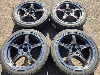 JDM SSR FFT-R GTX03 4wheels no tire 18x7.5+48 5x114.3 Hub73.1 Levorg/WRX S4/RX-8 - Image 2