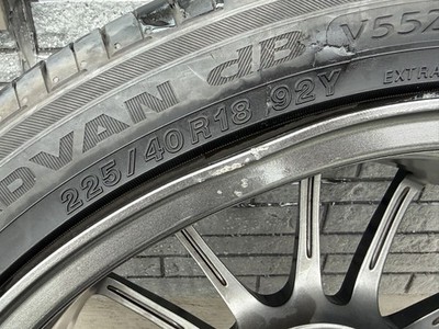 JDM SSR GTX04 Wheels R18 7.5J 225 40 +48 PCD100SSR No Tires - Image 8