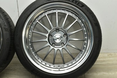 JDM Used SSR 4-Wheel Set: 198.5J x 19 +43 2010.0J x 20 +49 PCD 120 235 No Tires - Image 7