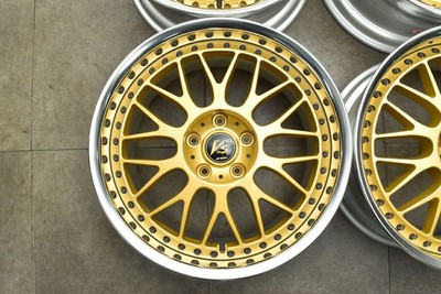 JDM Used WORK 4Book Wheel Set 189.0J x 18 +38 PCD 114.3 Wheels only No Tires - Image 4