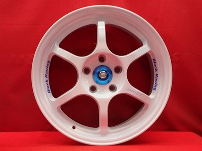 JDM Used Black Racing PRO-N1 wheels 4Book 7J 17x114.3 PCD 5x42 offset No Tires - Image 4