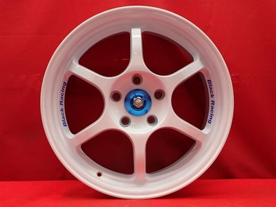 JDM Used Black Racing PRO-N1 wheels 4Book 7J 17x114.3 PCD 5x42 offset No Tires - Image 6