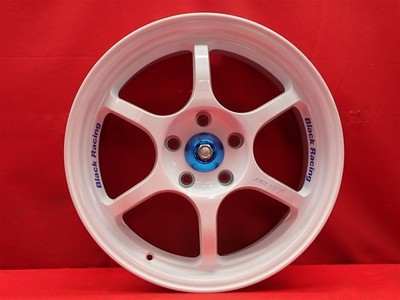 JDM Used Black Racing PRO-N1 wheels 4Book 7J 17x114.3 PCD 5x42 offset No Tires - Image 7