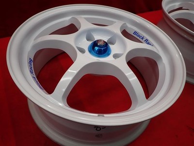 JDM Used Black Racing PRO-N1 wheels 4Book 7J 17x114.3 PCD 5x42 offset No Tires - Image 10