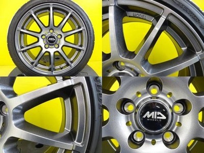 JDM ・Summer Tires205/45R17 84WAftermarket Wheels177.0J +53 5H114.34Boo No Tires - Image 2
