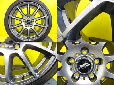 JDM ・Summer Tires205/45R17 84WAftermarket Wheels177.0J +53 5H114.34Boo No Tires - Image 3