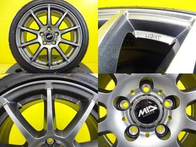 JDM ・Summer Tires205/45R17 84WAftermarket Wheels177.0J +53 5H114.34Boo No Tires - Image 5