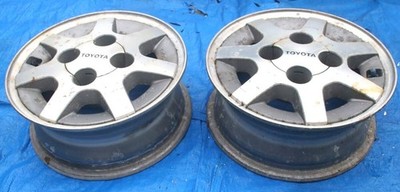 JDM Rare out-of-print AE86 Levin/Trueno late model 135J PCD 114.3 2-bo No Tires - Image 2