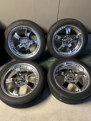 JDM ZAUBER GETTIN 3P 4wheels no tire 18x8.5+35 9+38 5x114.3 Offset Measured