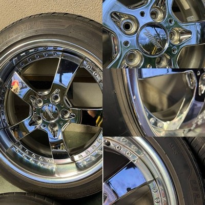 JDM ZAUBER GETTIN 3P 4wheels no tire 18x8.5+35 9+38 5x114.3 Offset Measured - Image 2