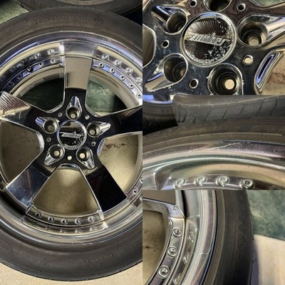 JDM ZAUBER GETTIN 3P 4wheels no tire 18x8.5+35 9+38 5x114.3 Offset Measured - Image 5